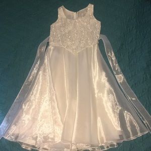 White Flower Girl Dress